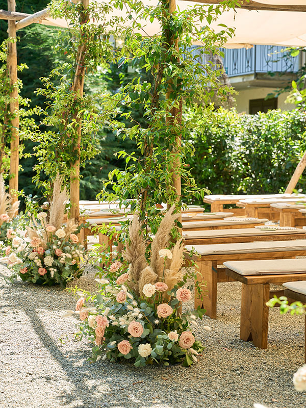 Garten der Cascina Capitanio